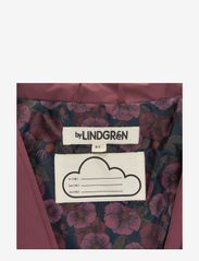 By Lindgren - Little Rigmor Spring- & Rain Jacket - virsjakas - violet flower - 1