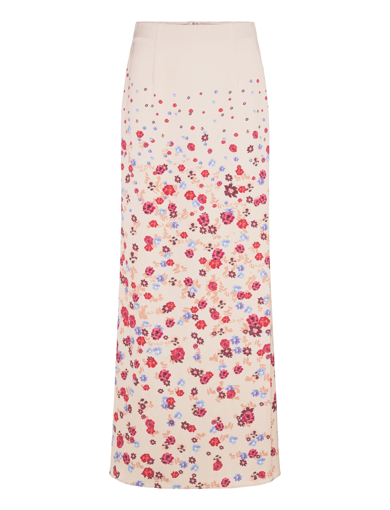 Malina Tessa Satin Slip Maxi Skirt - Cream - S