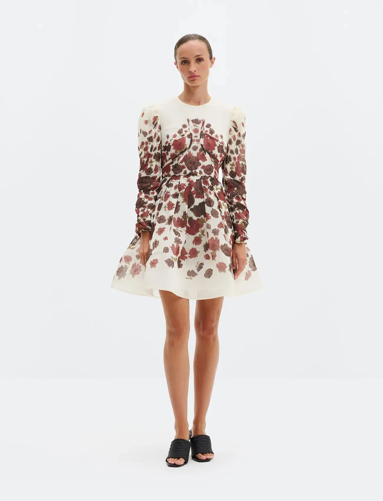 Malina Leoni Silk Blend Mini Dress - - XS 1