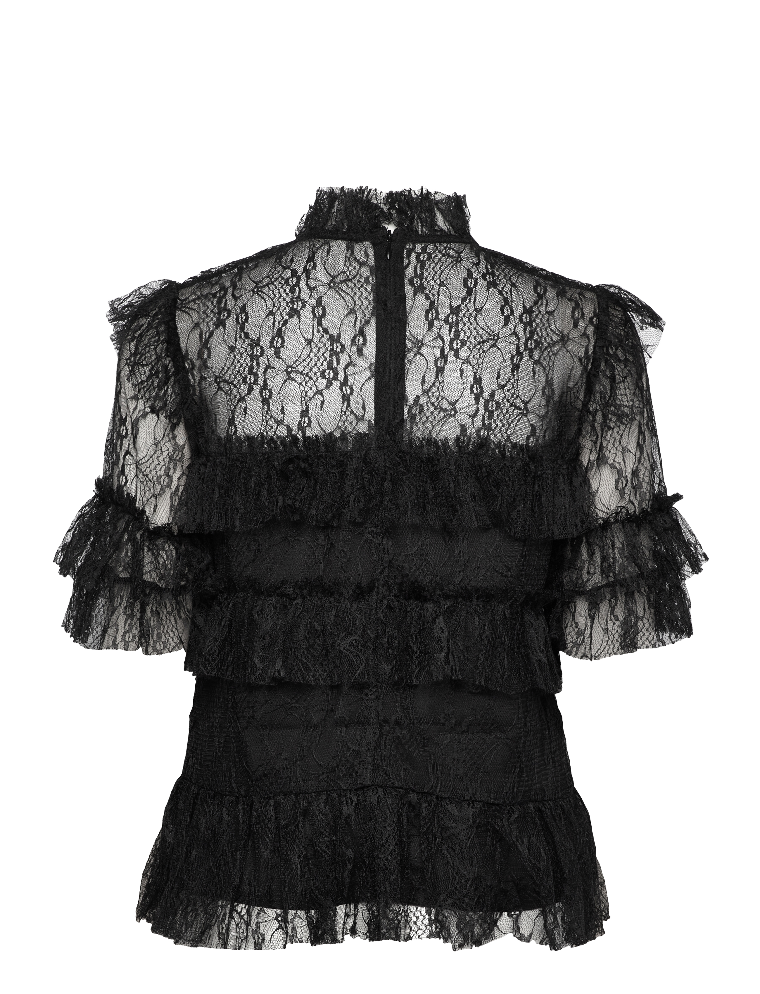 Malina - Rachel Blouse - palaidinės trumpomis rankovėmis - black - 2