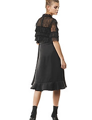 Malina - Rachel blouse - short-sleeved blouses - black - 5