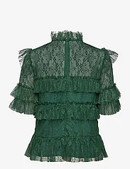 Malina - Rachel blouse - kortärmade blusar - dark green - 1