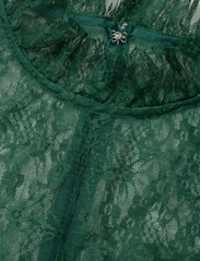 Malina - Rachel blouse - kortærmede bluser - dark green - 2