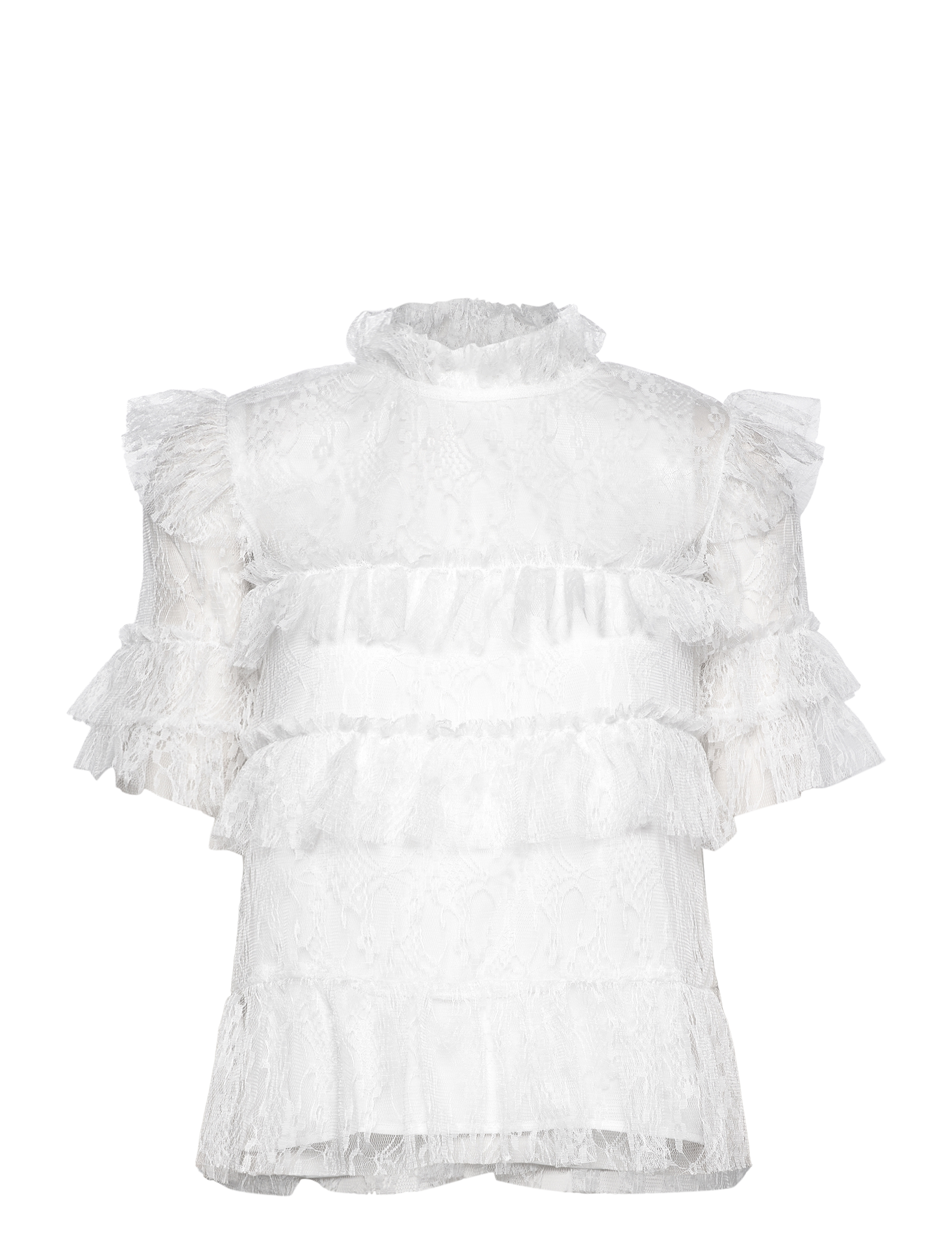 Malina Rachel Blouse - Kampagne - WHITE / white