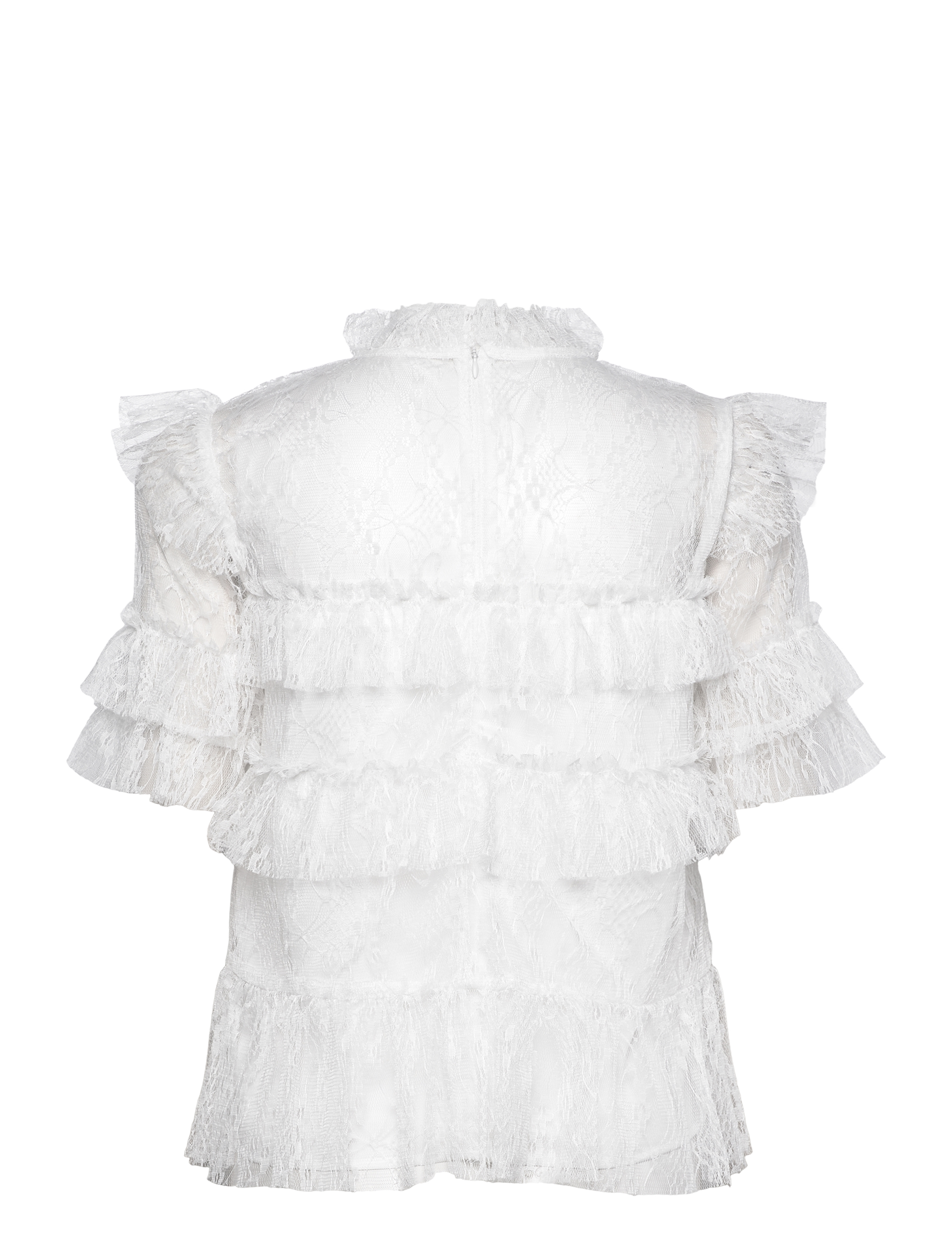 Malina - Rachel Blouse - lühikeste varrukatega pluusid - white - 1
