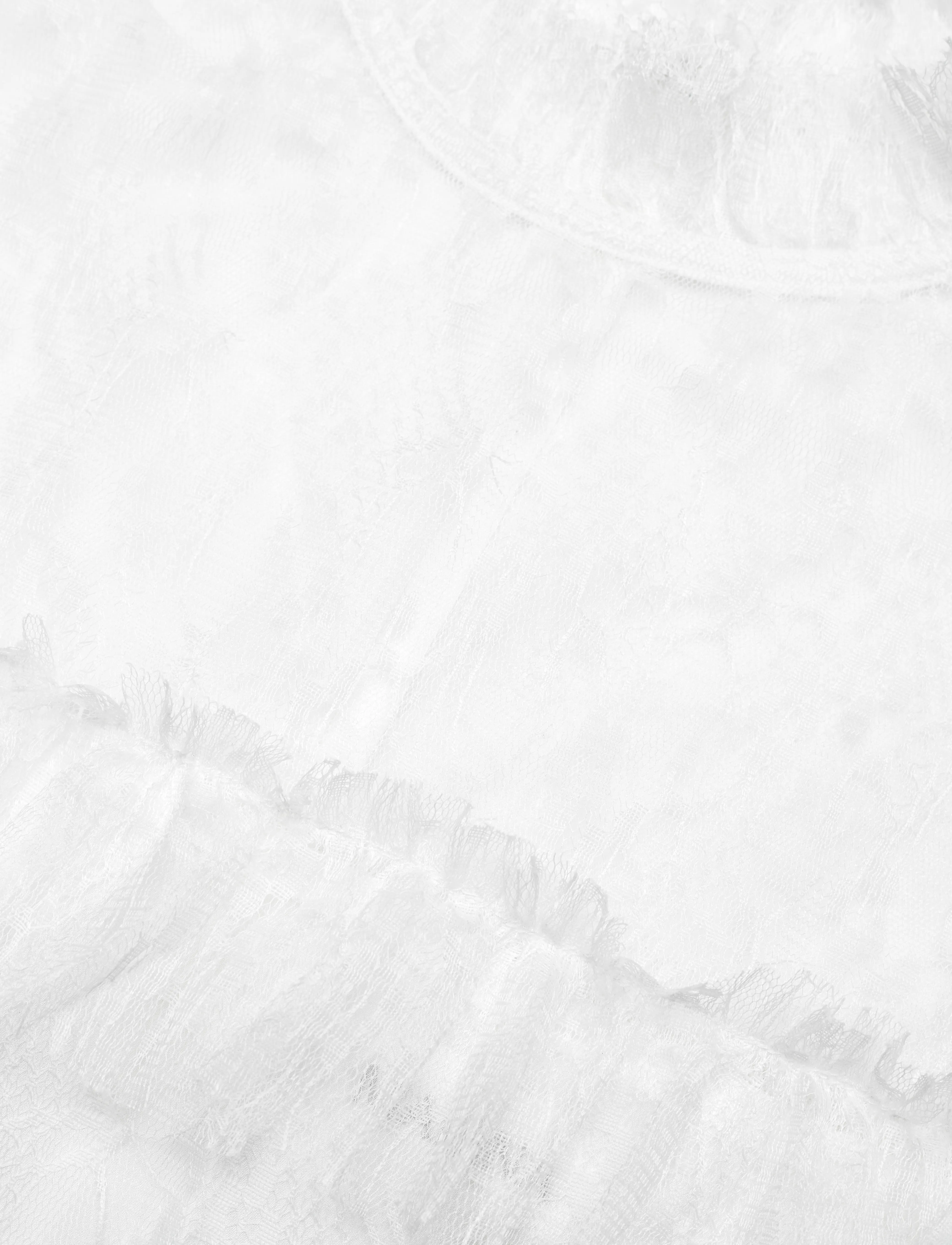 Malina - Rachel Blouse - lühikeste varrukatega pluusid - white - 4