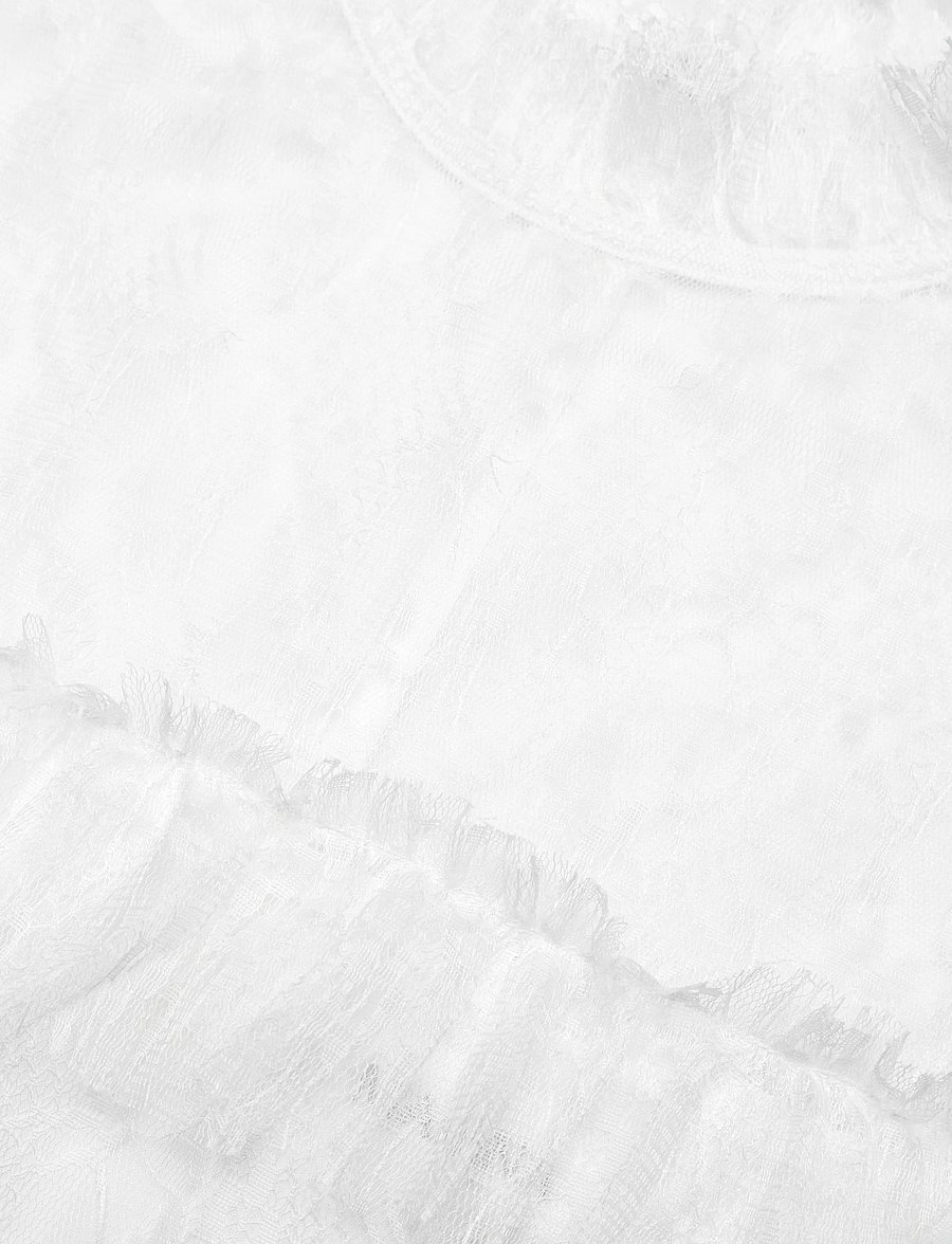 Malina - Rachel Blouse - lühikeste varrukatega pluusid - white - 4