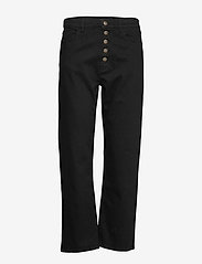 Malina - Edith high-rise denim jeans - tiesaus kirpimo džinsai - black - 0