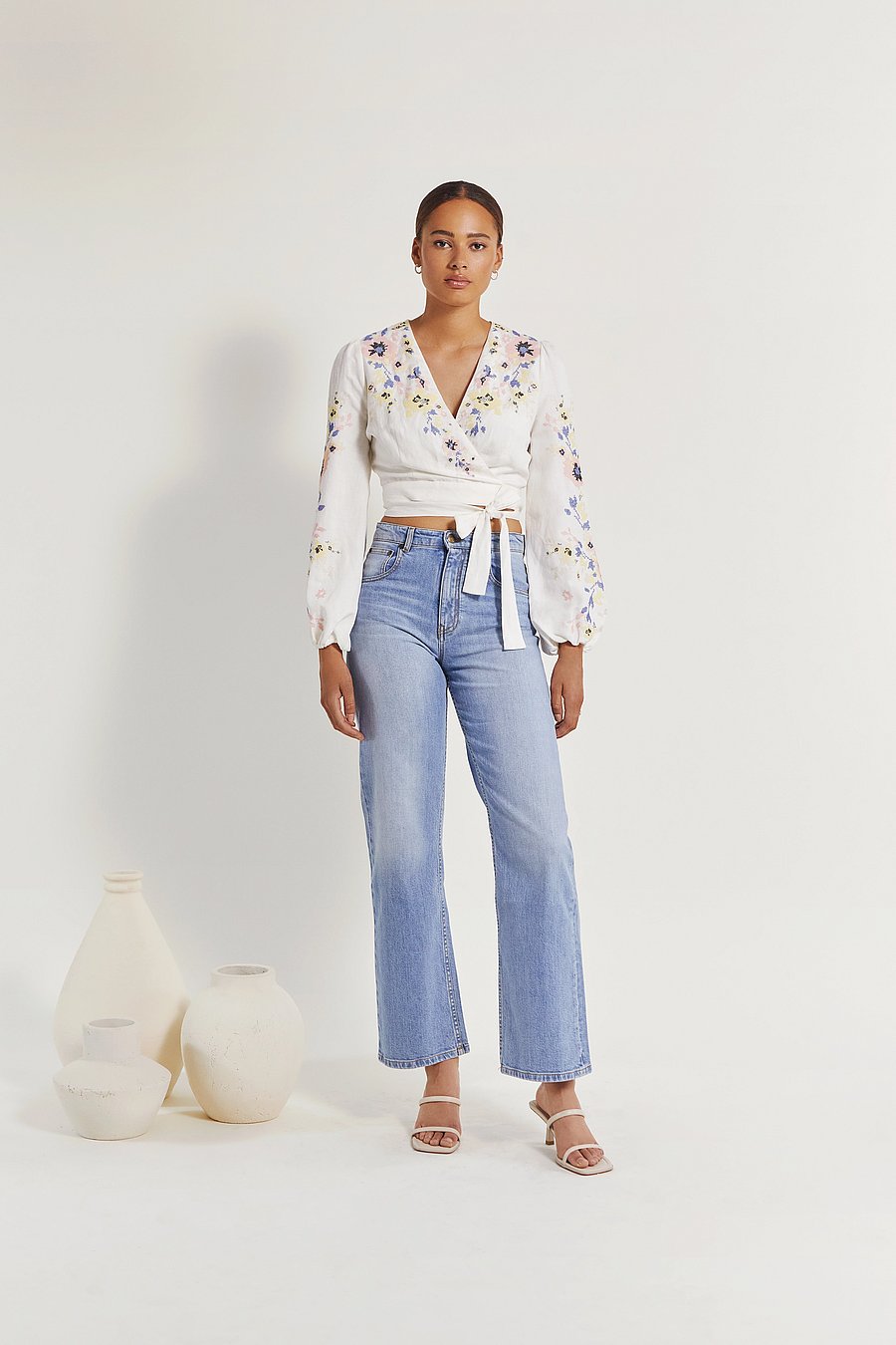 Malina - Alma jeans - straight jeans - washed blue - 0