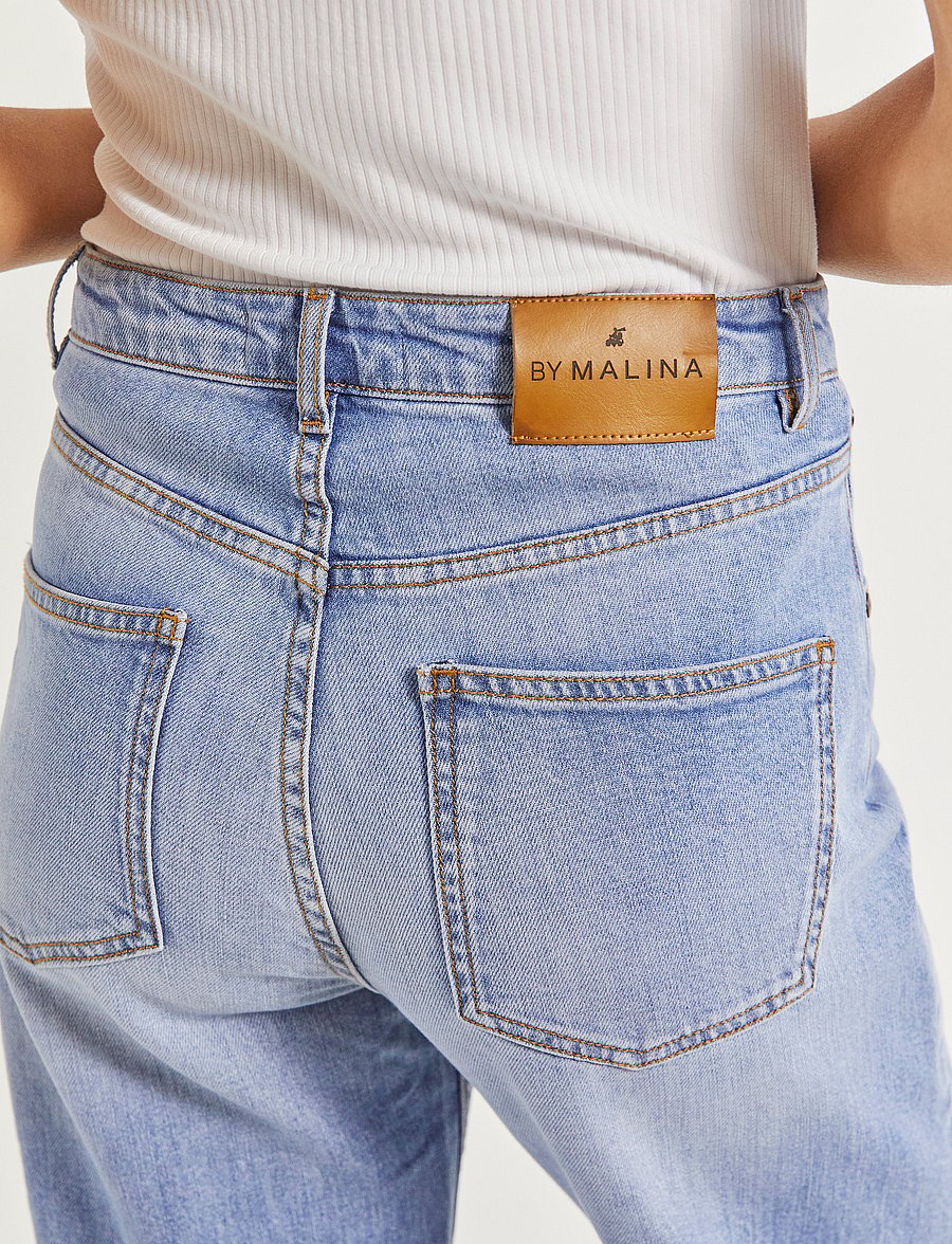 Malina - Alma jeans - straight jeans - washed blue - 4