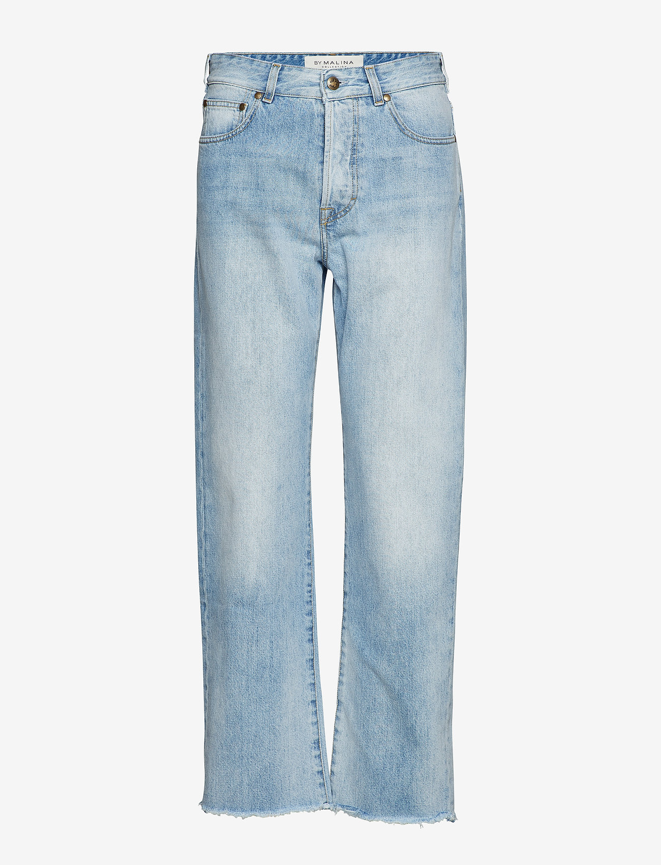 Malina - Alexa high-rise denim jeans - straight jeans - light blue wash - 0