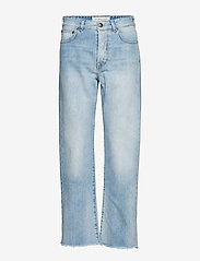 Malina - Alexa high-rise denim jeans - tiesaus kirpimo džinsai - light blue wash - 0