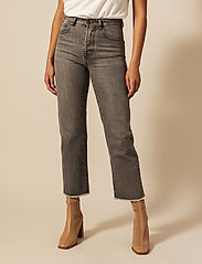 Malina - Alexa high-rise denim jeans - straight jeans - washed grey - 2