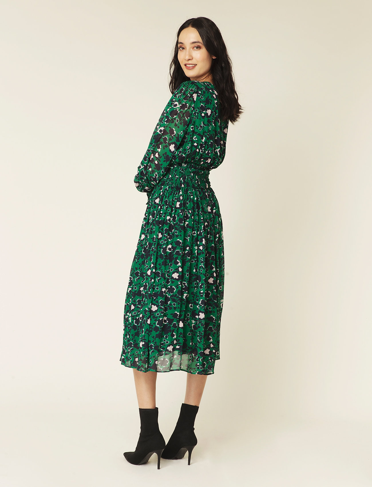 By Malina - Sancia dress - shadow garden green - 3