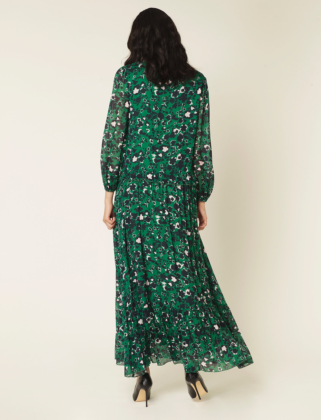 By Malina - Palmina dress - shadow garden green - 3