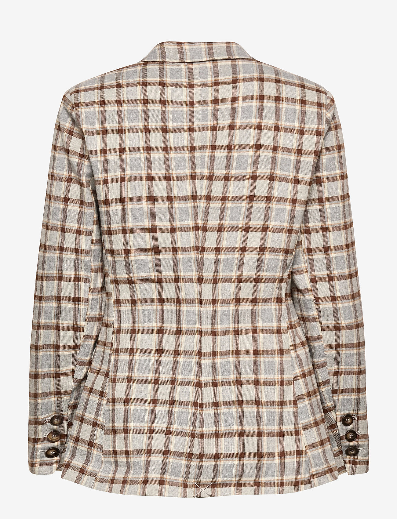 By Malina - Karah blazer - grey checker - 1