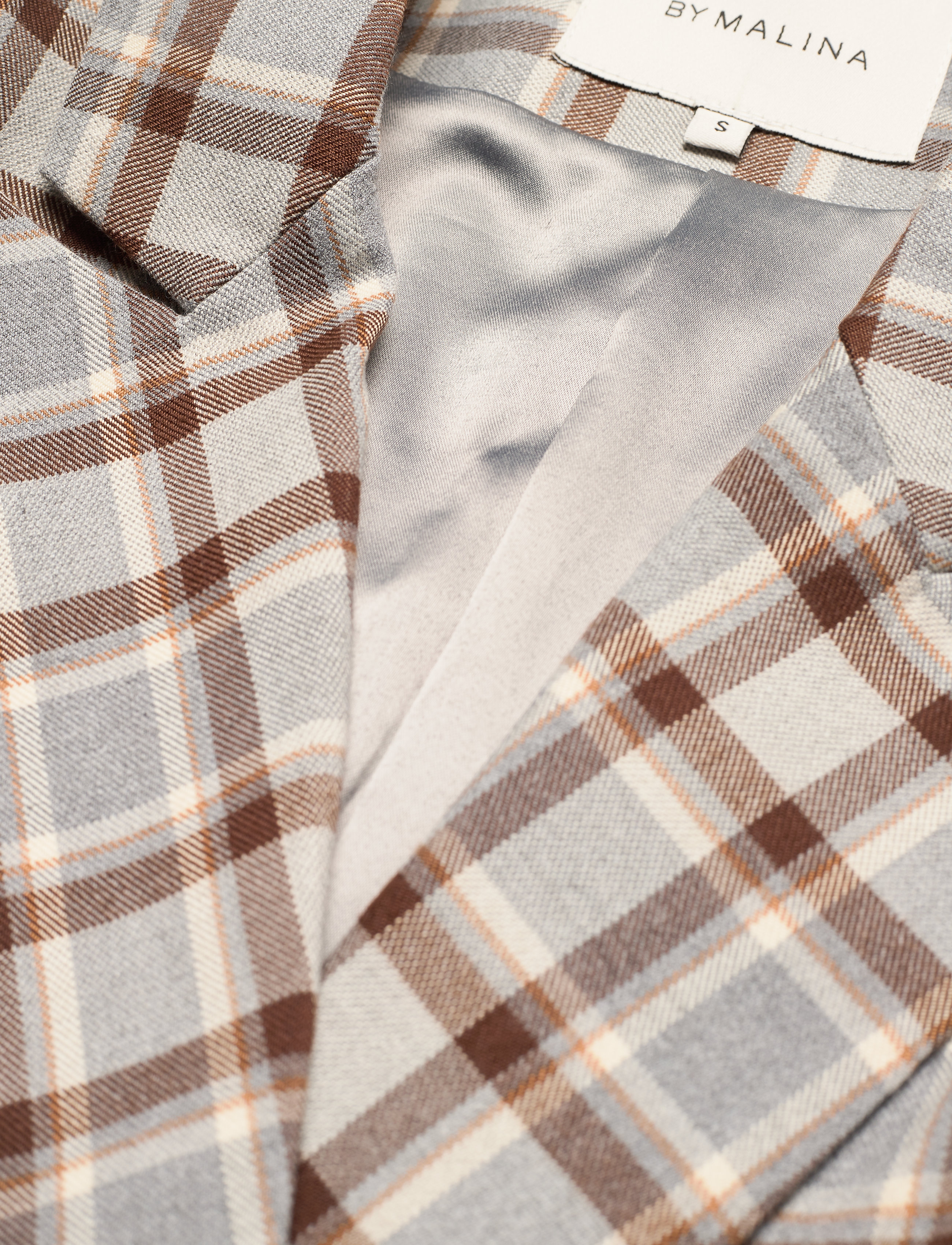 By Malina - Karah blazer - grey checker - 5