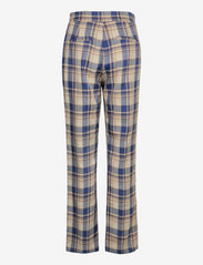 Malina - Rosetta pants - tailored trousers - blue check - 1