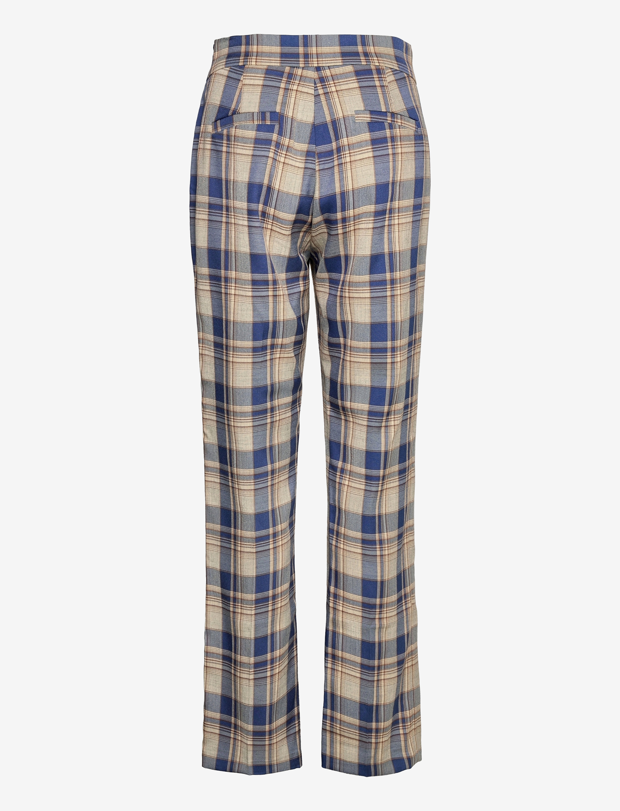 Malina - Rosetta pants - habitbukser - blue check - 2