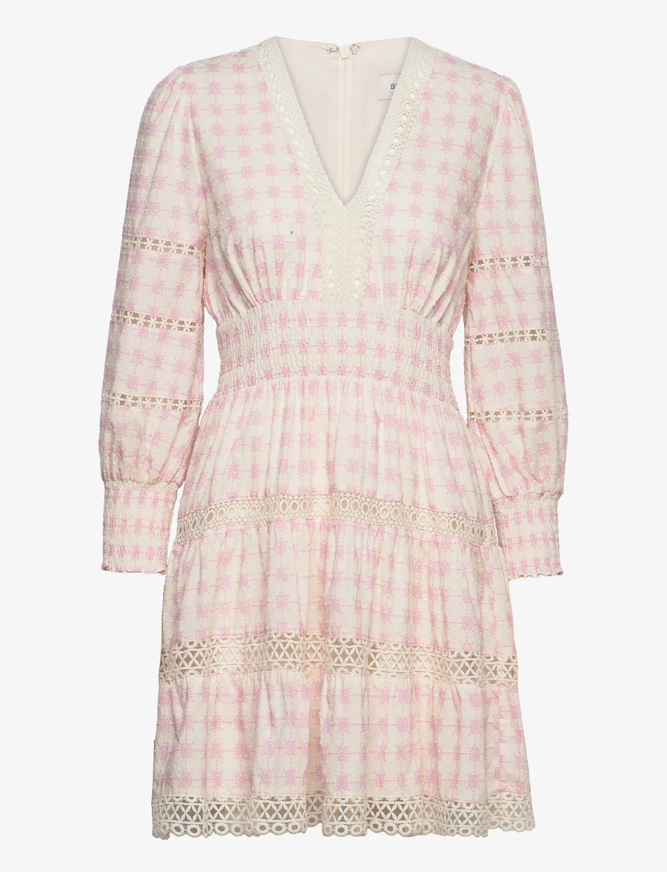 Malina - Inez dress - krótkie sukienki - french ditsy pink - 0