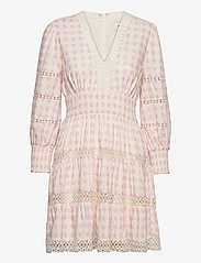 Malina - Inez dress - festtøj til outletpriser - french ditsy pink - 0