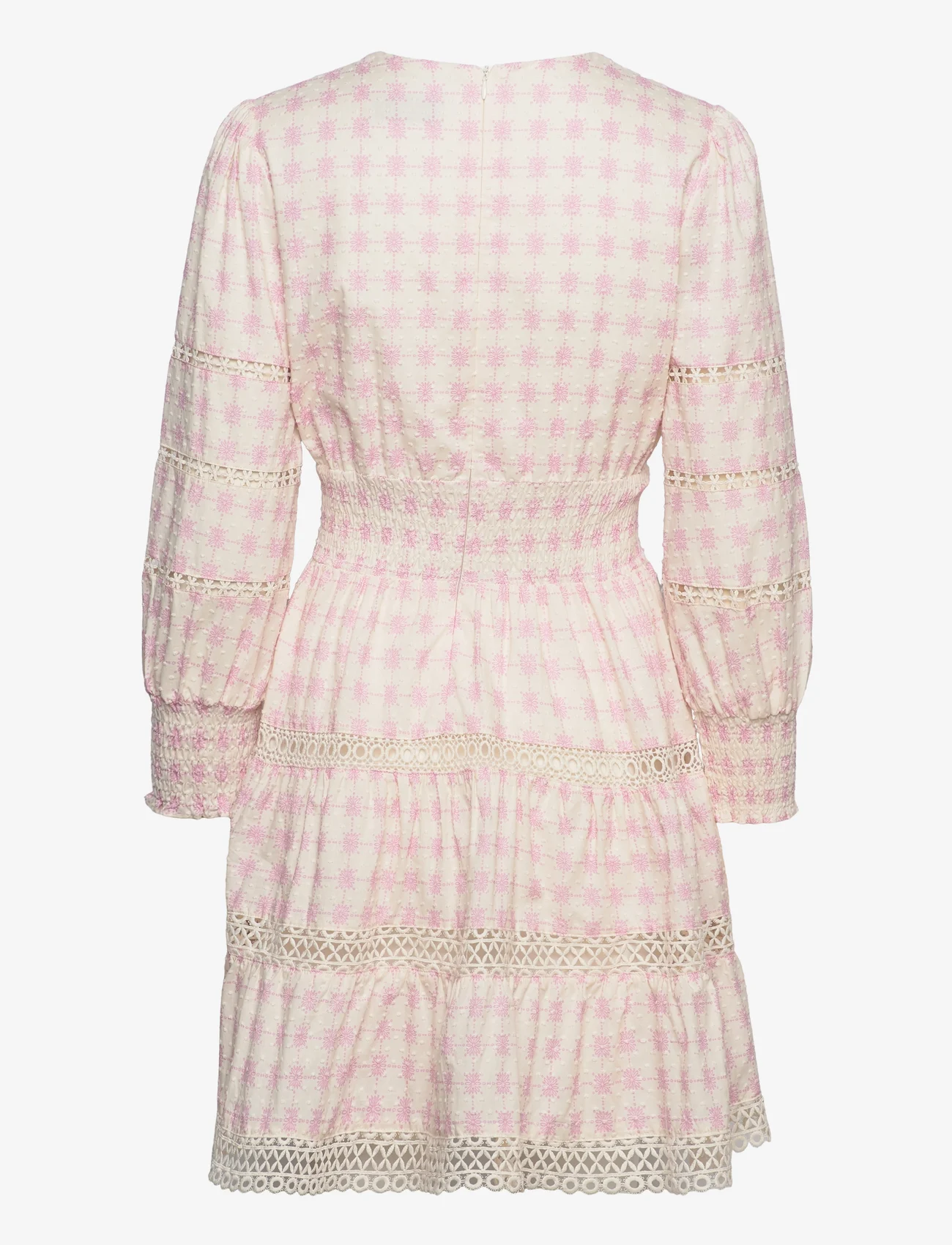 Malina - Inez dress - ballīšu apģērbs par outlet cenām - french ditsy pink - 1