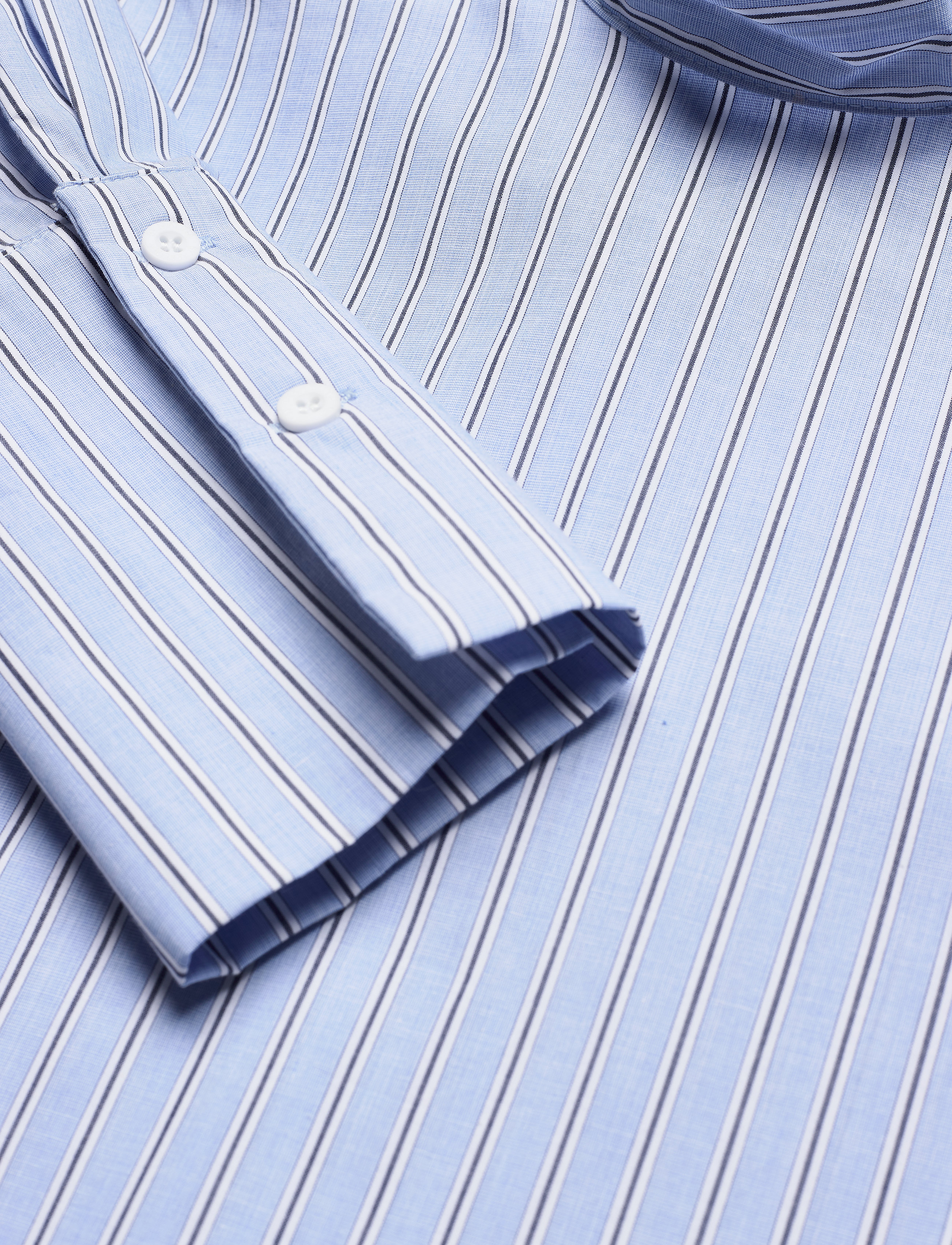 By Malina - Aldina shirt - blue stripe - 2