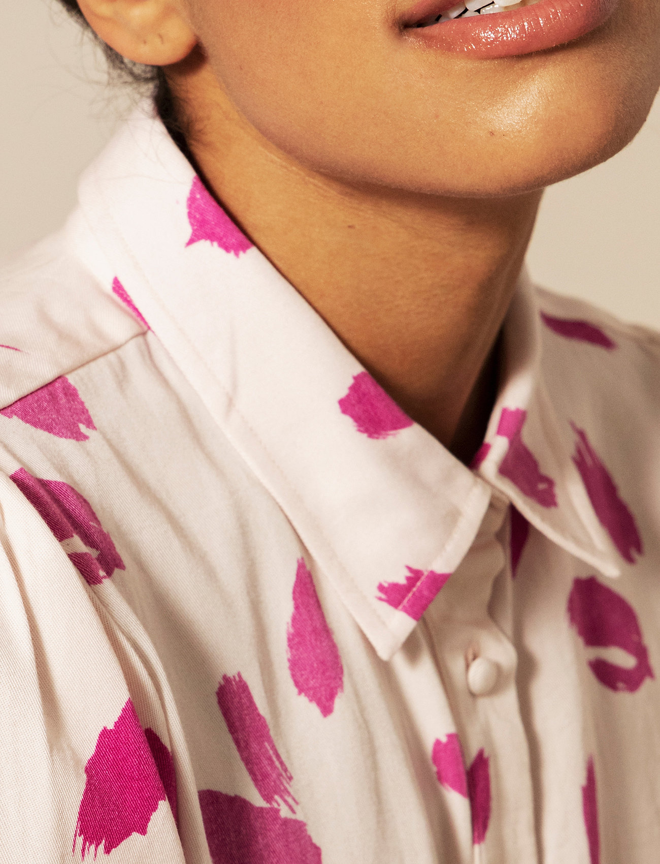 By Malina - Fernanda shirt - brushed cerise - 5