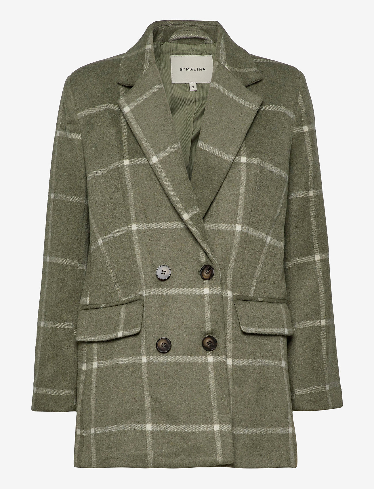 By Malina - Lamia jacket - sage checker - 0