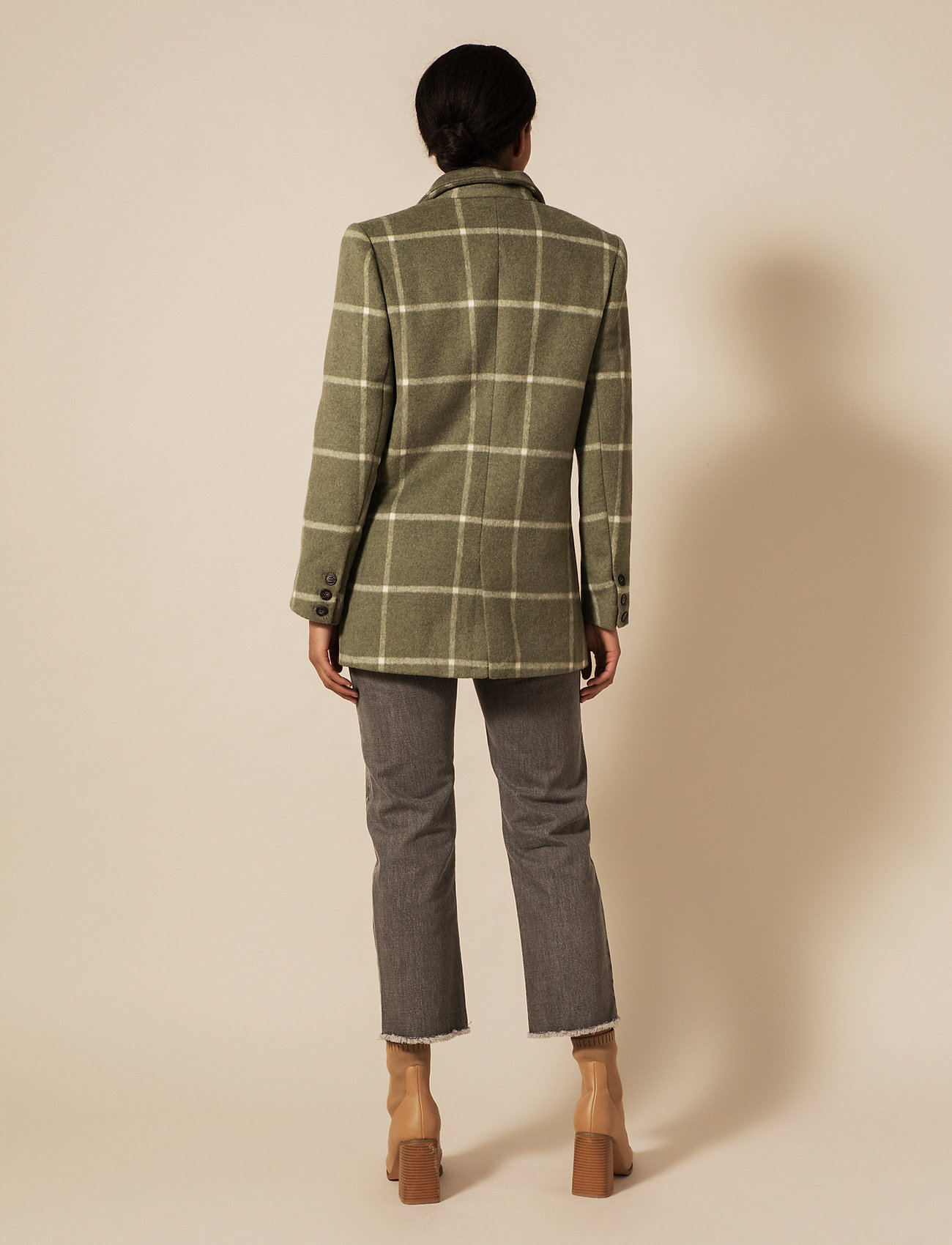 By Malina - Lamia jacket - sage checker - 5