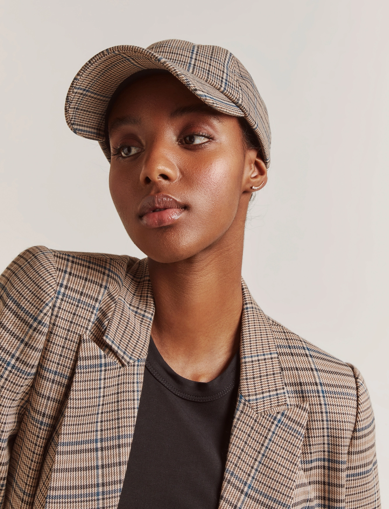 By Malina - Lumi cap - beige check - 5