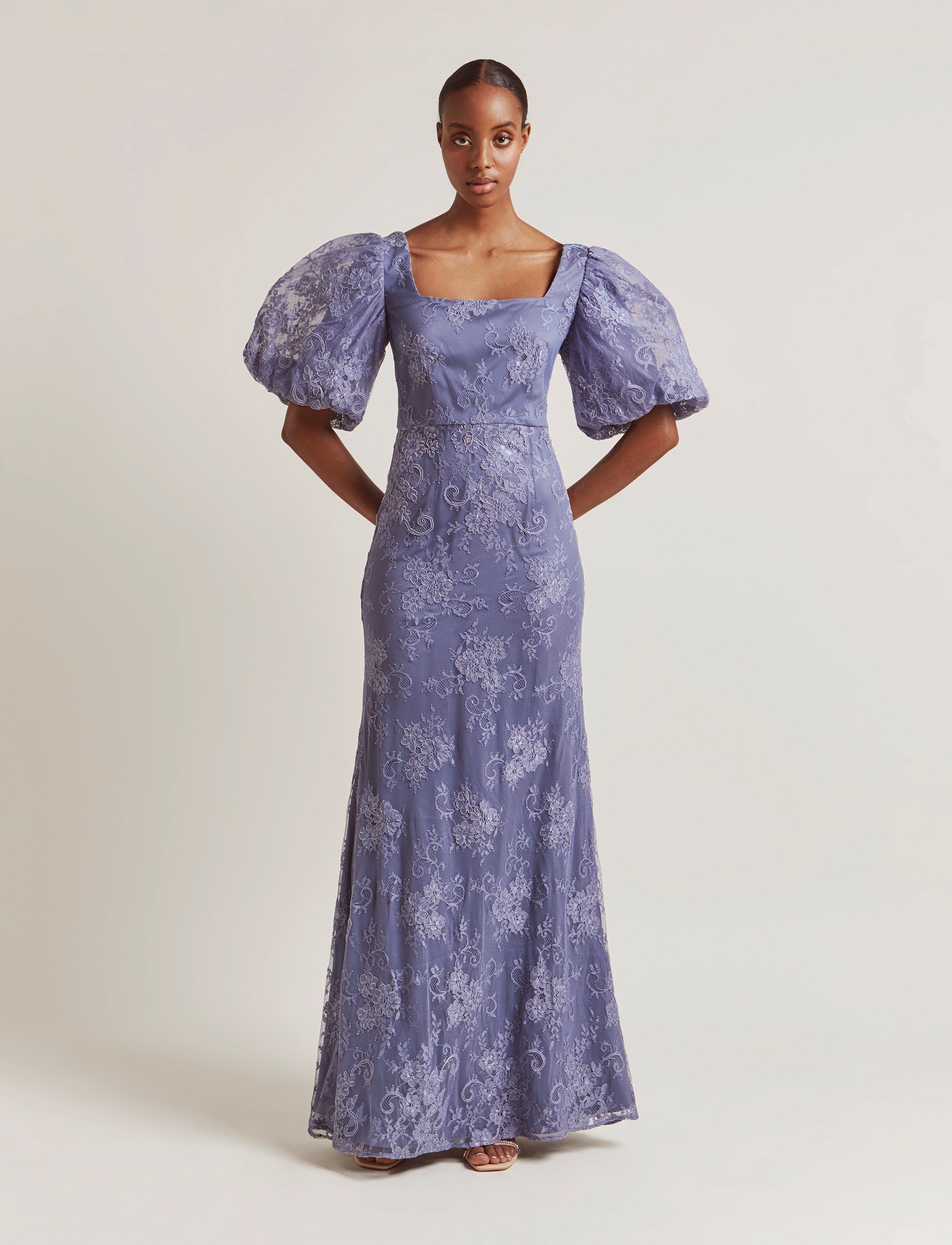Malina - Lara Dress - dove blue - 2