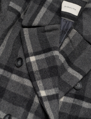 Malina - Vivian double breasted tailored wool coat - Žieminiai paltai - grey check - 7