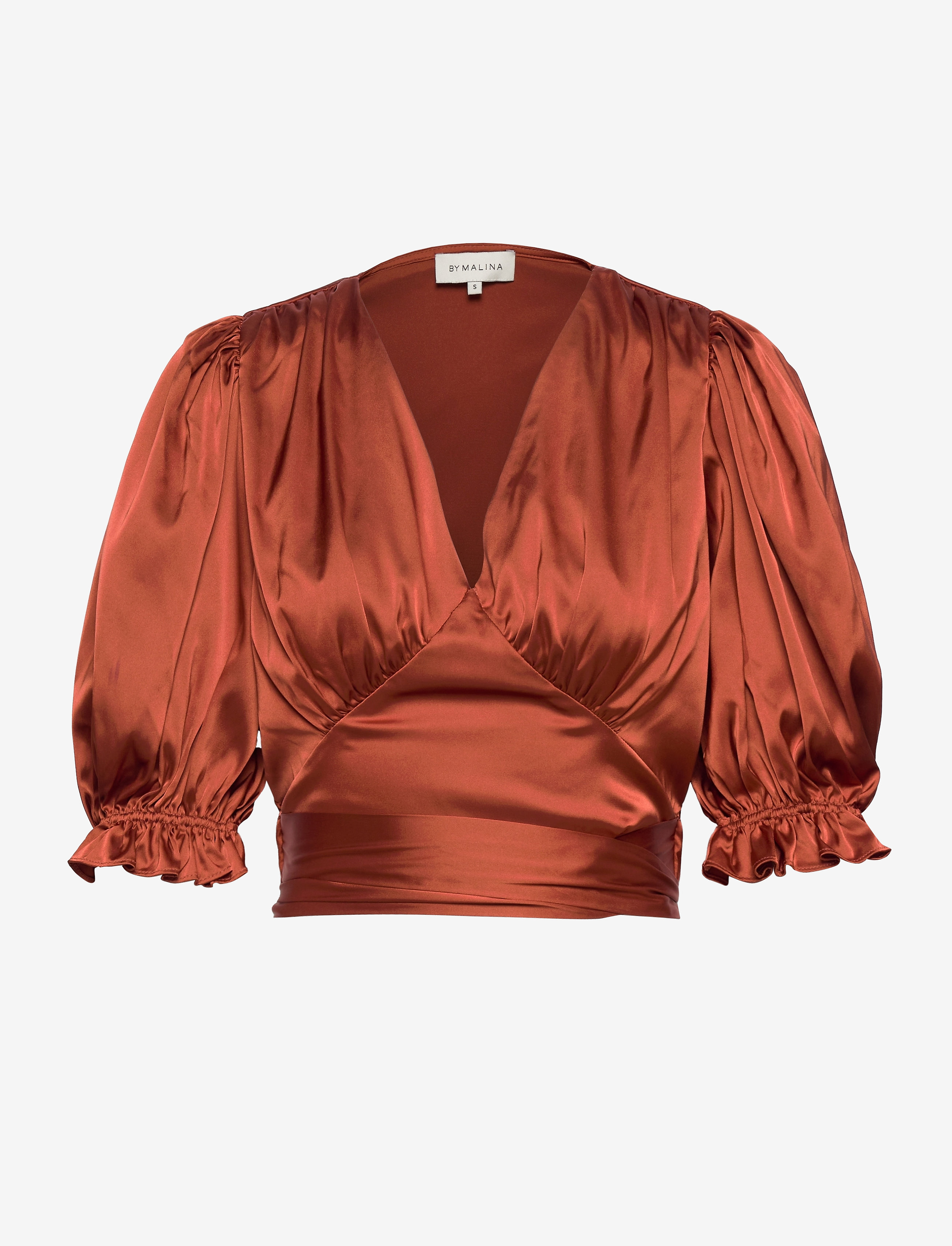 By Malina - Eartha top - burnt henna - 3