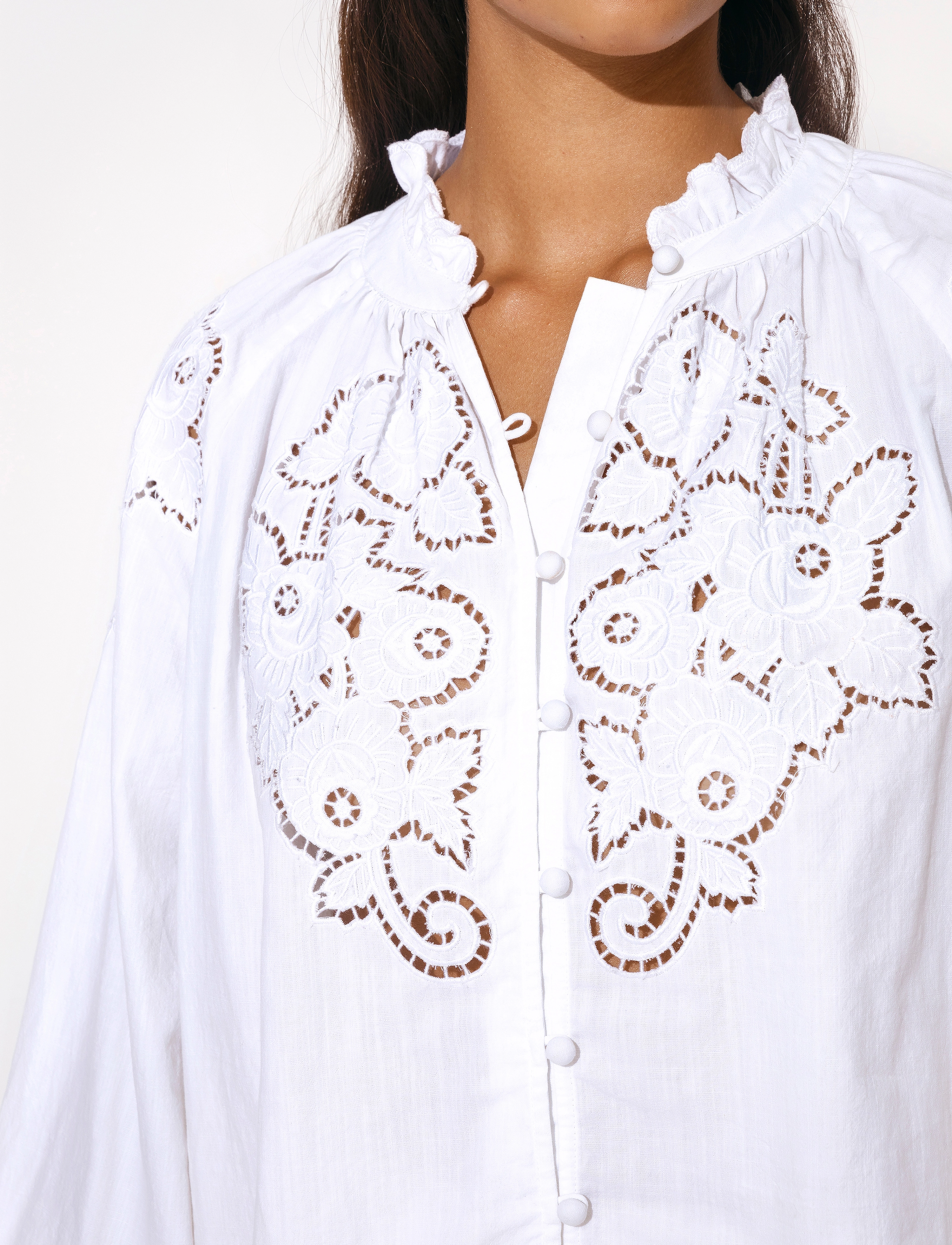 Malina - Margaux shirt - white - 4