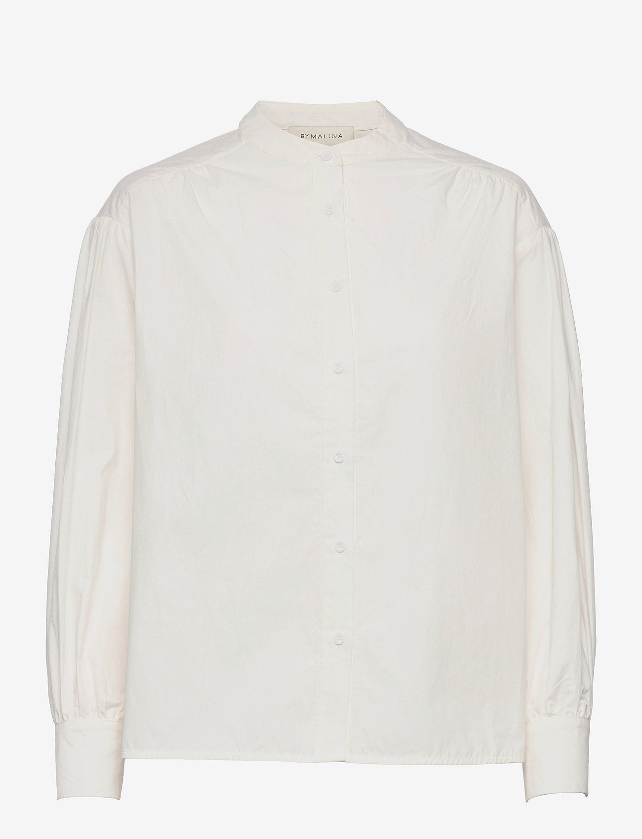 Malina - Amelia shirt - langærmede bluser - white - 0