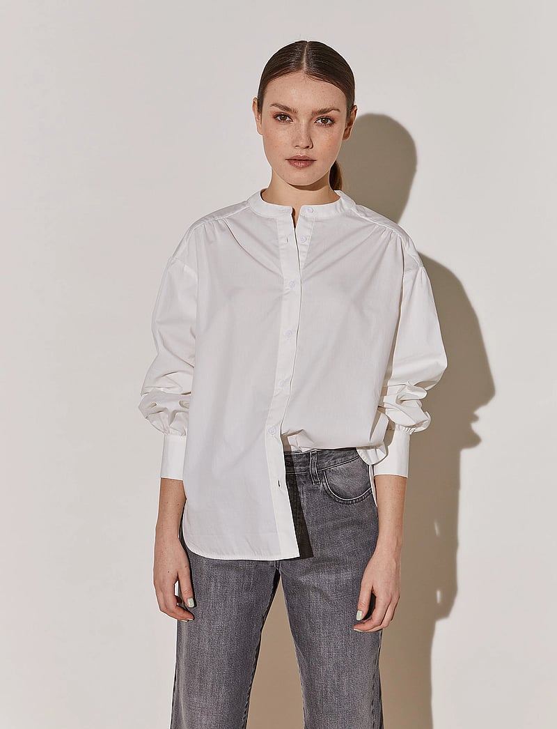 Malina - Amelia shirt - langärmlige blusen - white - 0