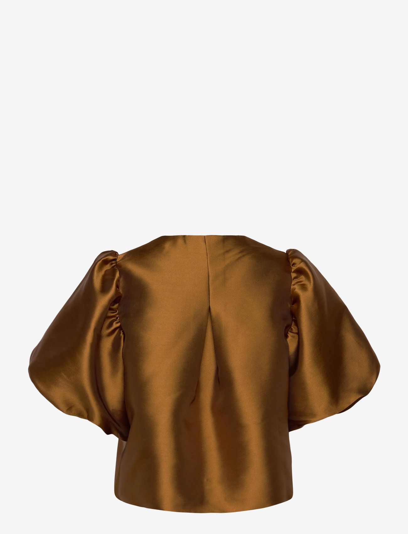 Malina - Cleo Blouse - short-sleeved blouses - amber - 2