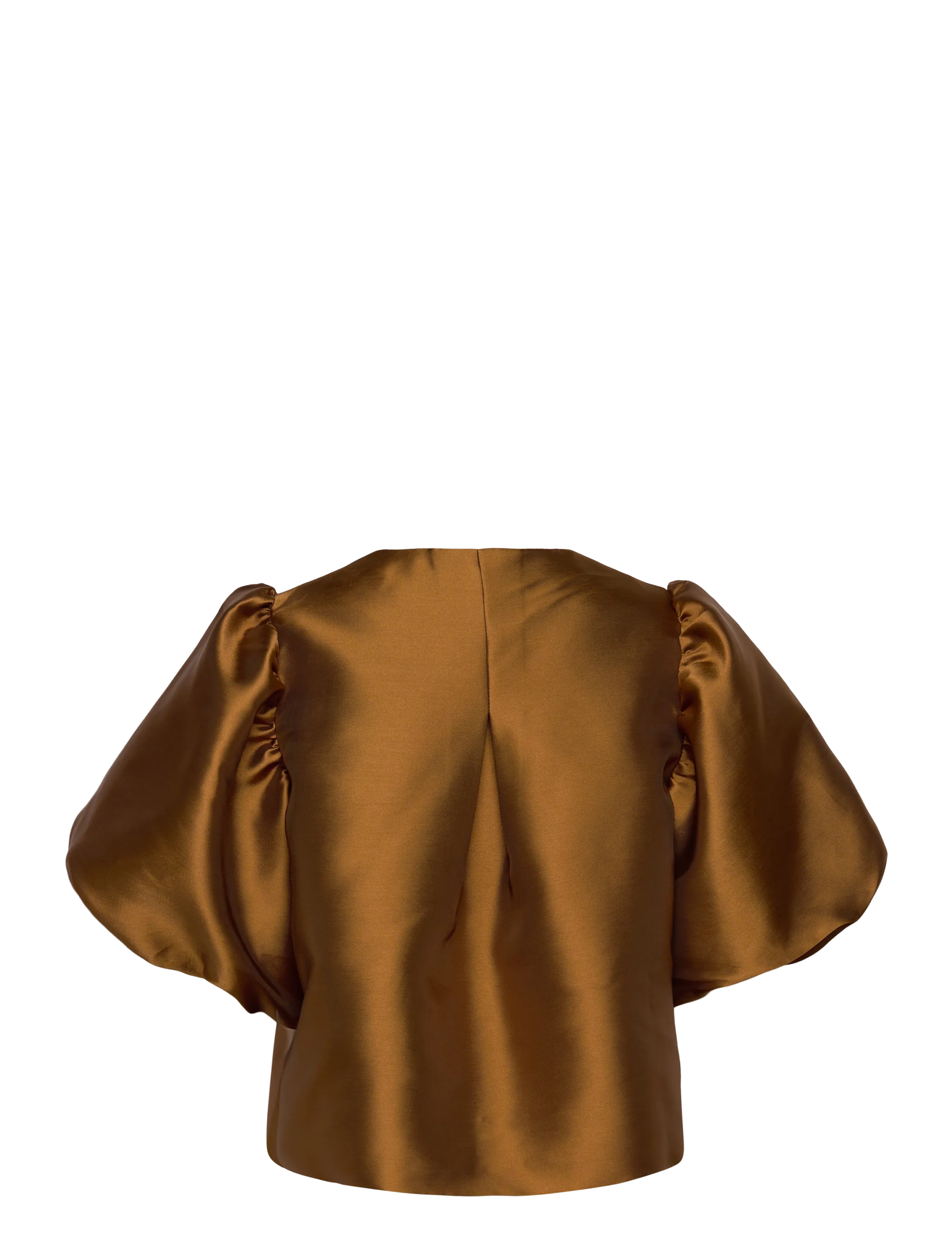 Malina - Cleo Blouse - lyhythihaiset puserot - amber - 2
