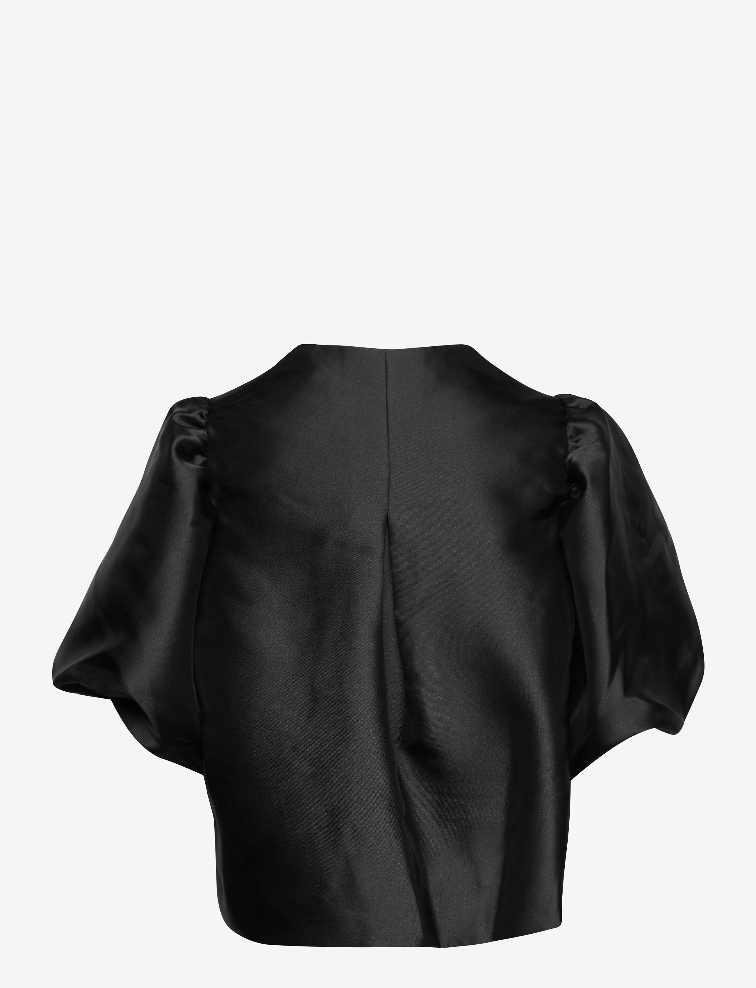 Malina - Cleo Blouse - blūzes ar īsām piedurknēm - black - 2