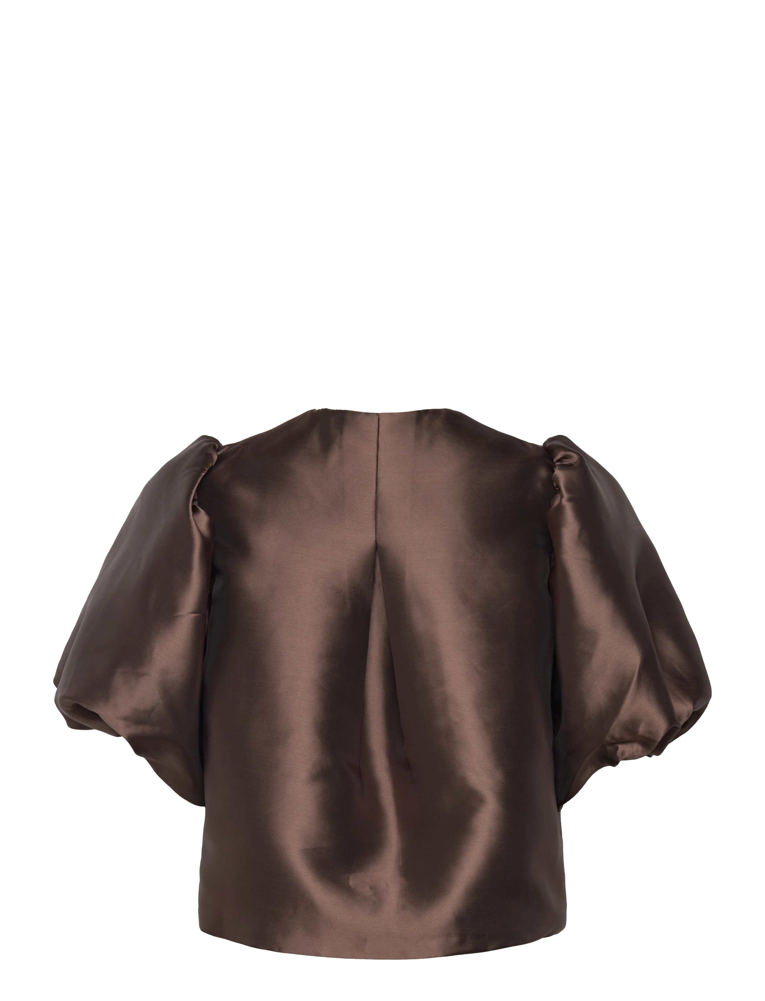 Malina - Cleo Blouse - kortærmede bluser - brown - 2