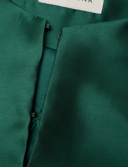 Malina - Cleo pouf sleeve blouse - short-sleeved blouses - dark green - 2