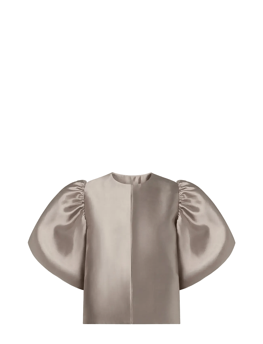 Malina - Cleo Blouse - kurzämlige blusen - graphite - 1