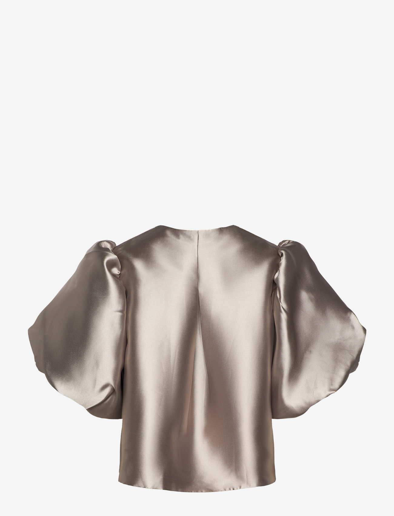 Malina - Cleo Blouse - kortærmede bluser - grey - 2