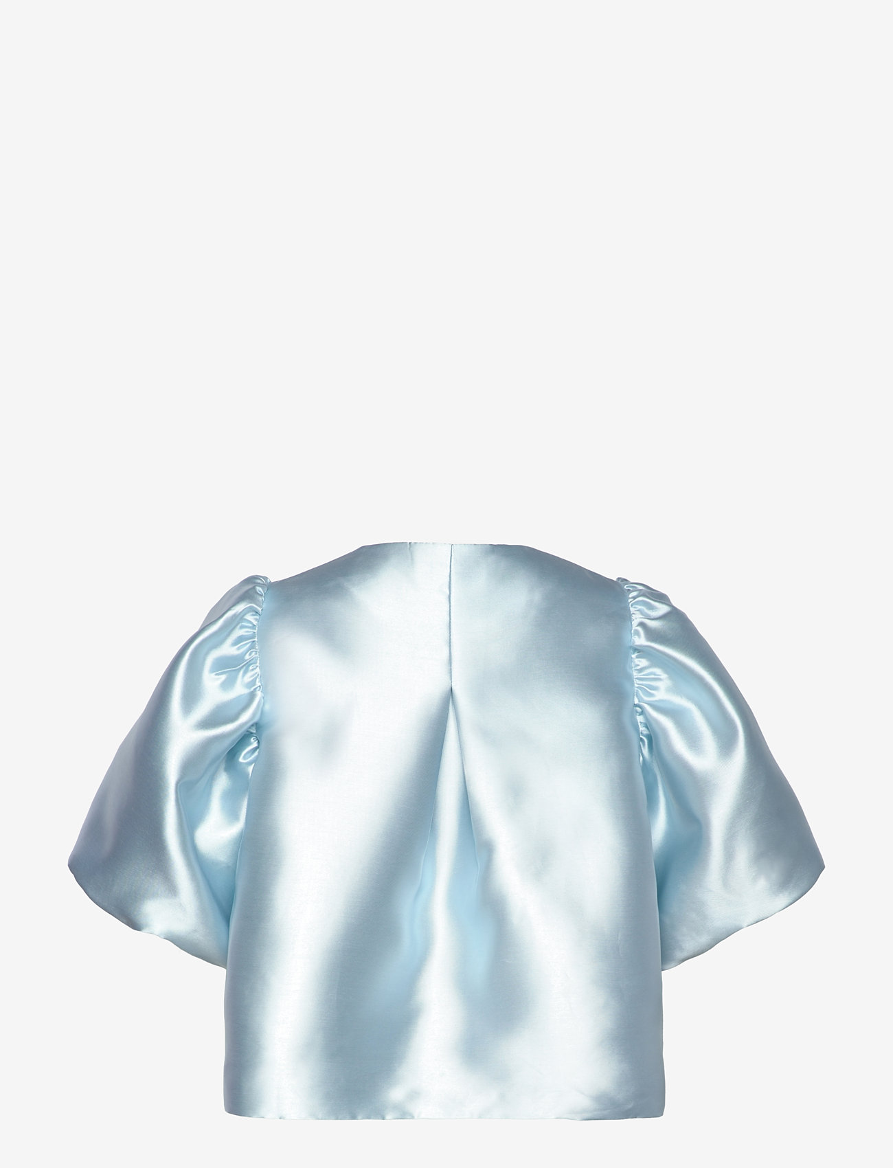 Malina - Cleo Pouf Sleeve blouse - kurzämlige blusen - ice blue - 2
