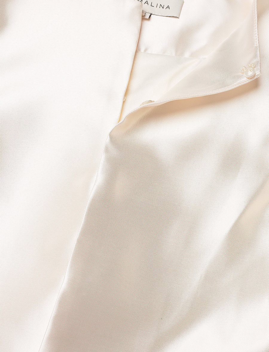 Malina - Cleo Blouse - kurzärmelige blusen - ivory - 5