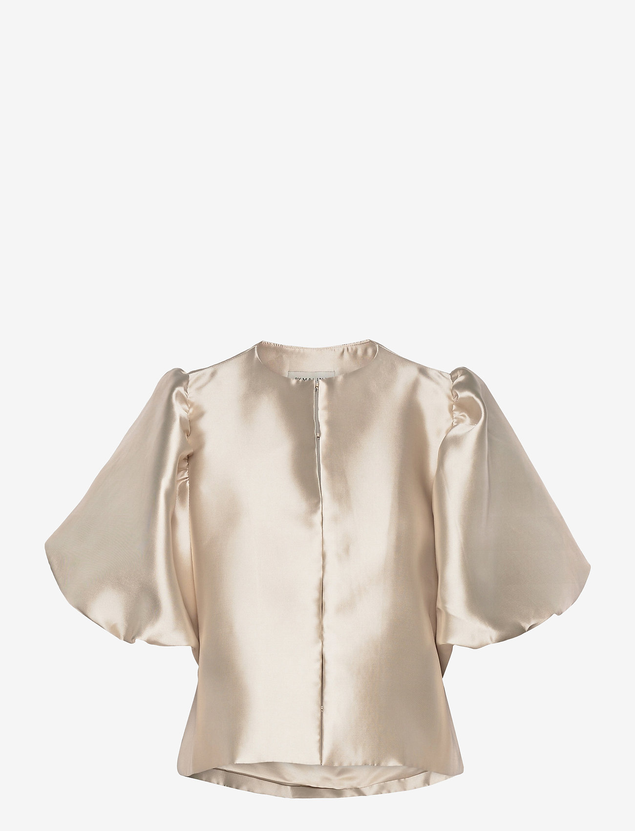Malina - Cleo Blouse - lühikeste varrukatega pluusid - soft beige - 1