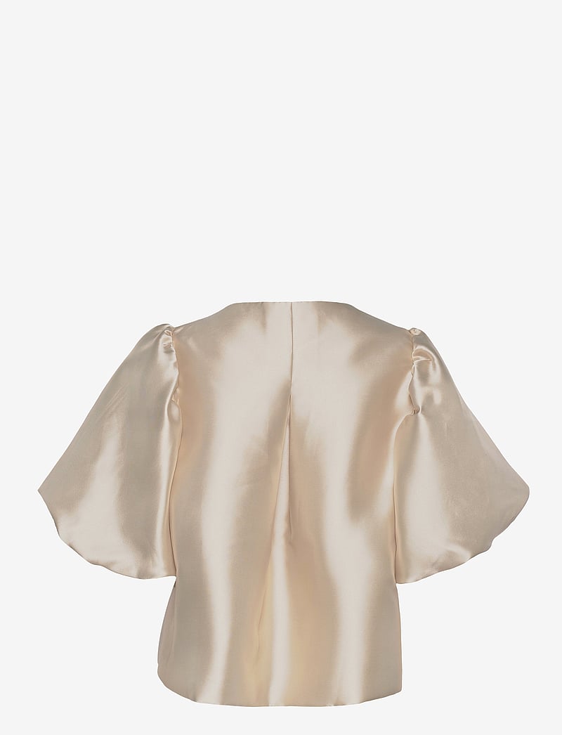 Malina - Cleo Blouse - kortærmede bluser - soft beige - 2