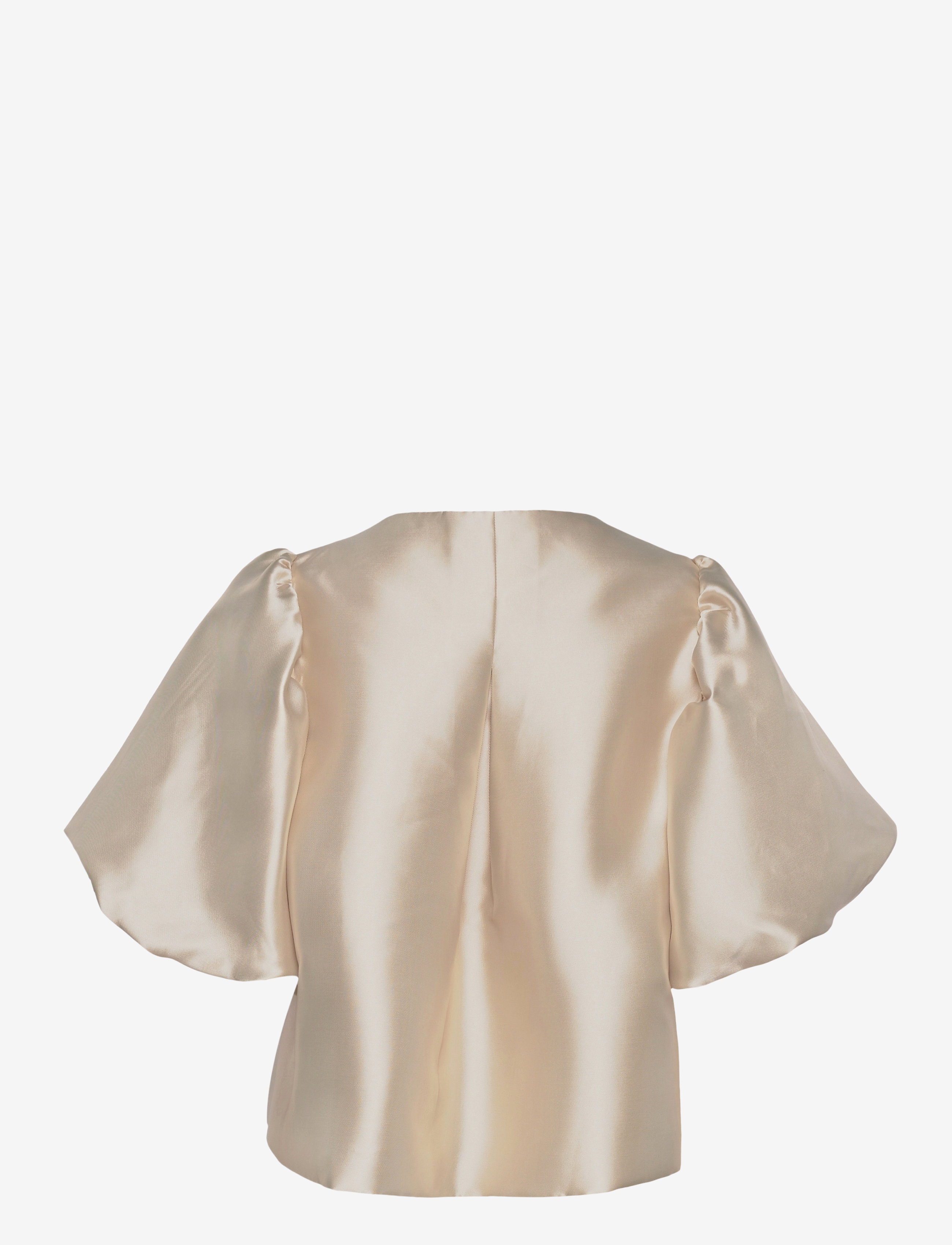 Malina - Cleo Blouse - kortärmade blusar - soft beige - 2