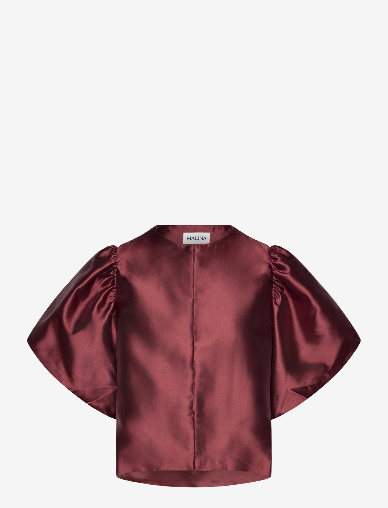 Malina - Cleo Blouse - kurzämlige blusen - wine - 1